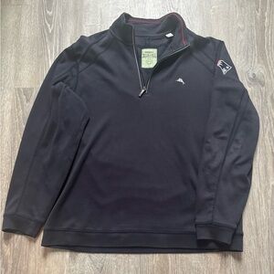 Tommy Bahama Men's Navy New England Patriots Pullover Pima Cotton Size L